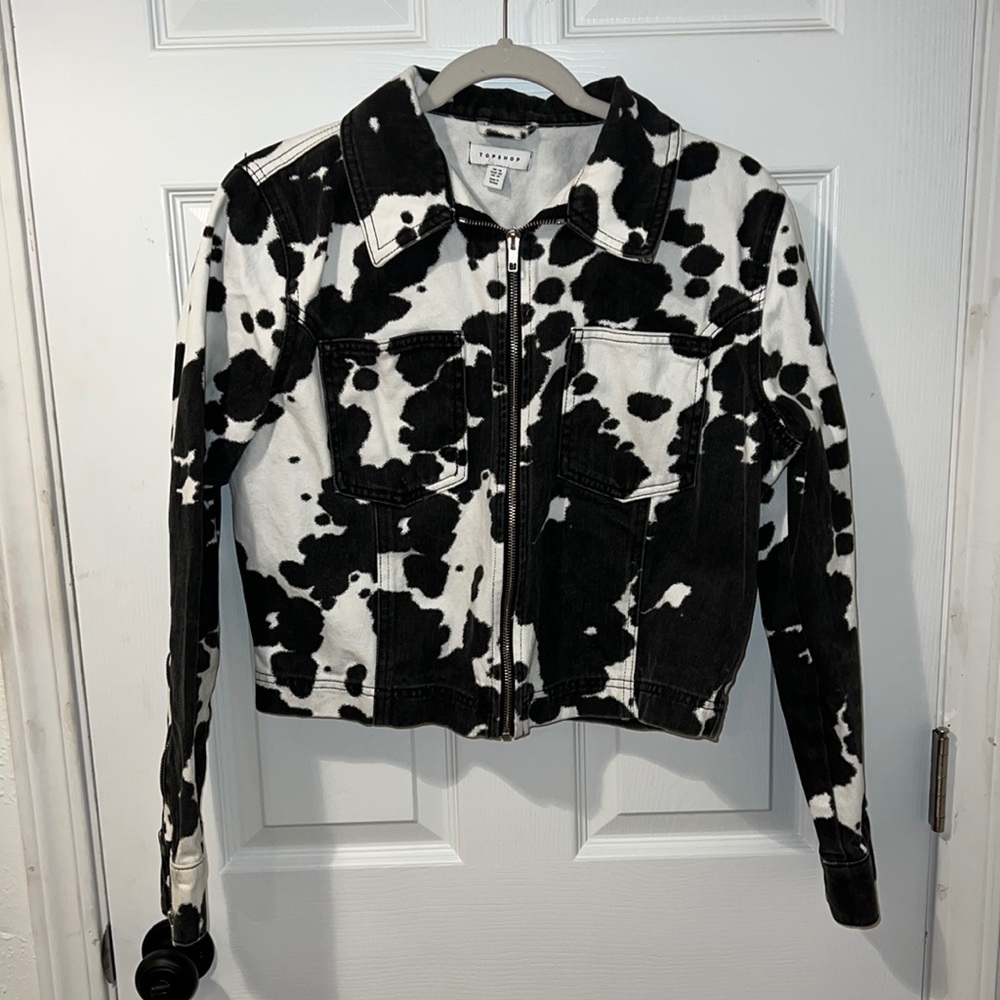 Top shop Cropped Denim Jacket